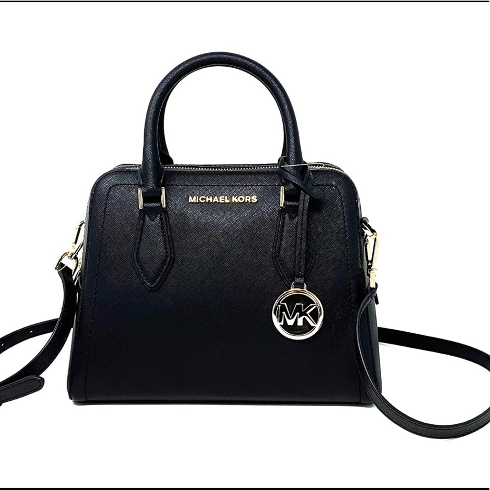 AYDEN MEDIUM SAFFIANO LEATHER SATCHEL - Picture 4 of 10